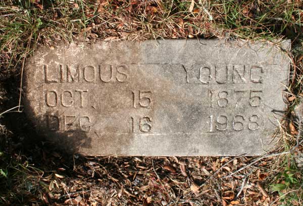 Limous Young Gravestone Photo