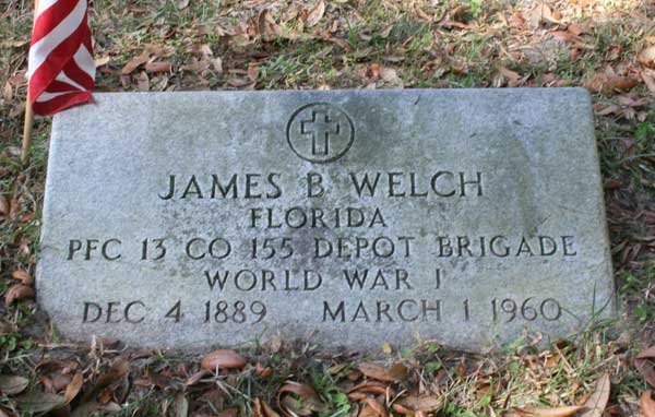 James B. Welch Gravestone Photo