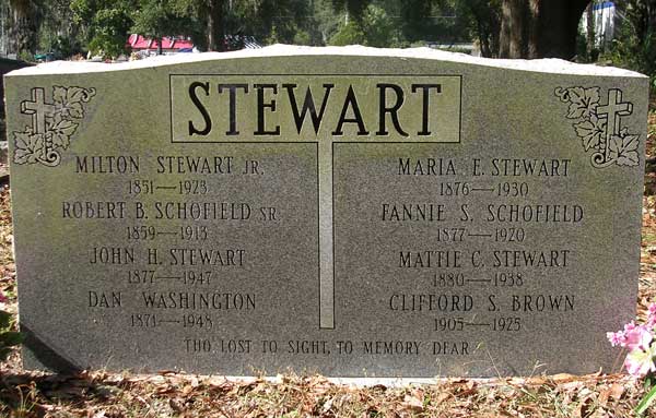  Stewart Family Gravestone Photo