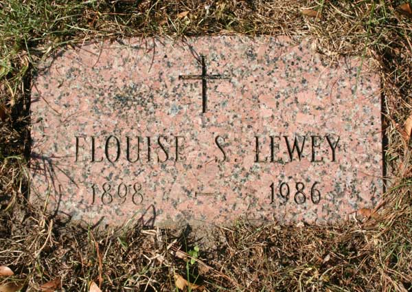 Flouise S. Lewey Gravestone Photo