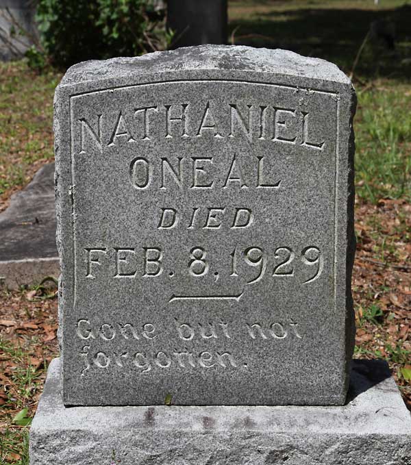 Nathaniel Oneal Gravestone Photo