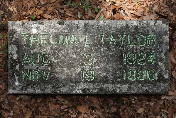 Thelma L. Taylor Gravestone Photo