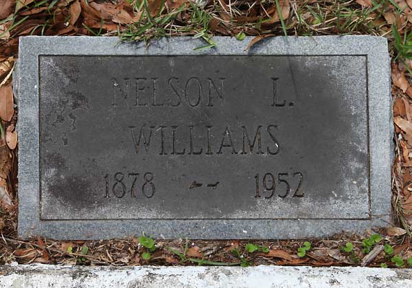 Nelson L. Williams Gravestone Photo