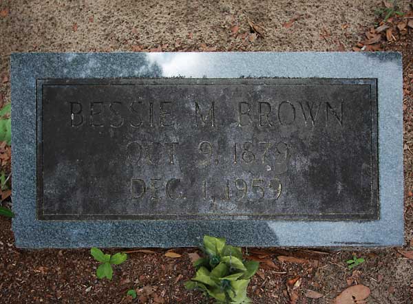 Bessie M. Brown Gravestone Photo
