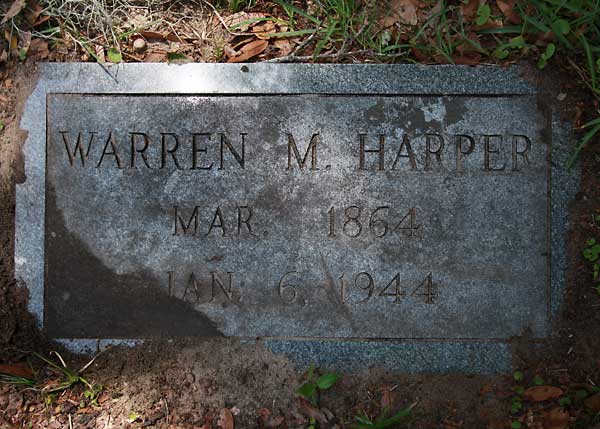 Warren M. Harper Gravestone Photo