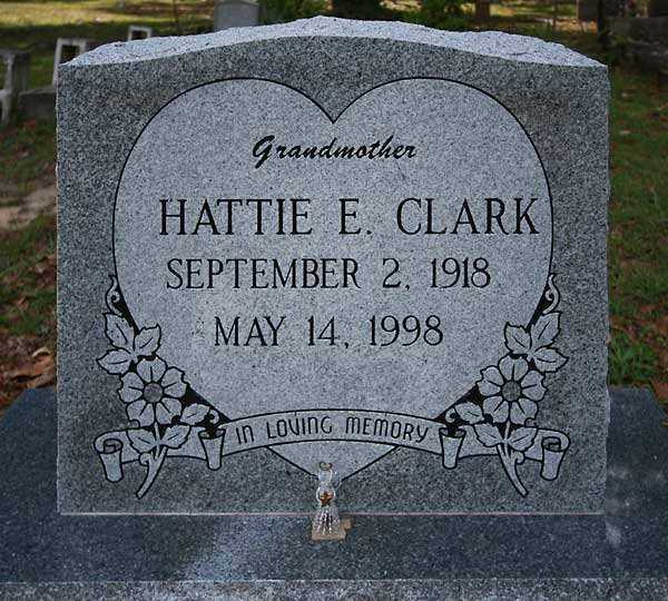 Hattie E. Clark Gravestone Photo
