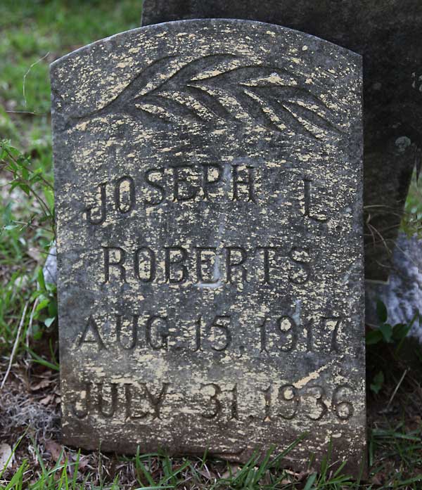 Joseph L. Roberts Gravestone Photo