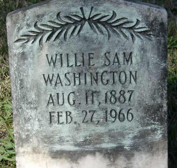 Willie Sam Washington Gravestone Photo