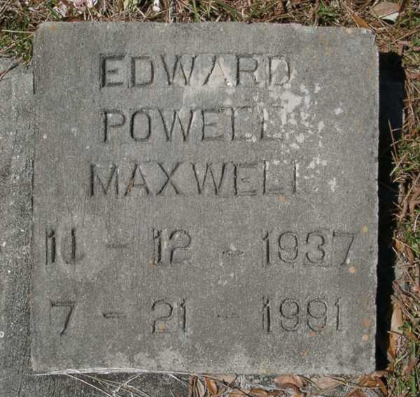 Edward Maxwell Maxwell Gravestone Photo