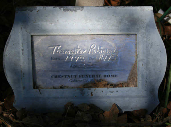 THEMASTER ROBINSON Gravestone Photo