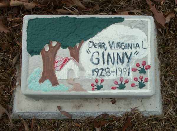 Virginia L. (Ginny) Derr Gravestone Photo