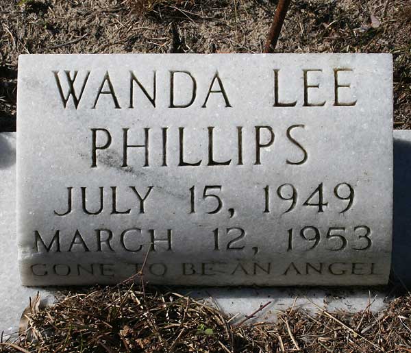 Wanda Lee Phillips Gravestone Photo