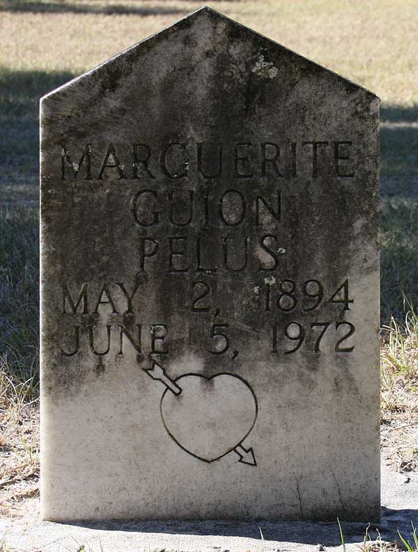 Marguerite Guion Pelus Gravestone Photo