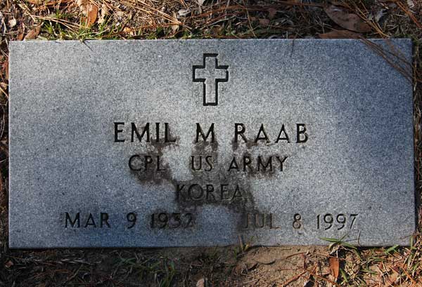 Emil M. Raab Gravestone Photo