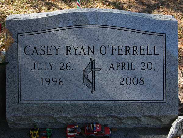 Casey Ryan O'Ferrell Gravestone Photo