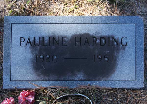 Pauline Harding Gravestone Photo