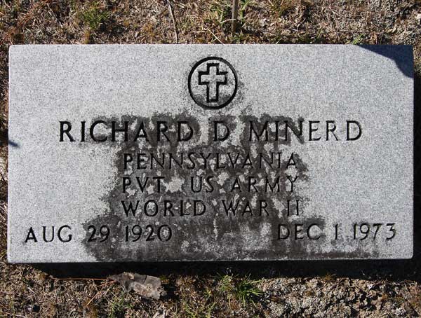 Richard D. Minerd Gravestone Photo