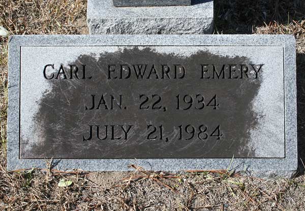 Carl Edward Emery Gravestone Photo