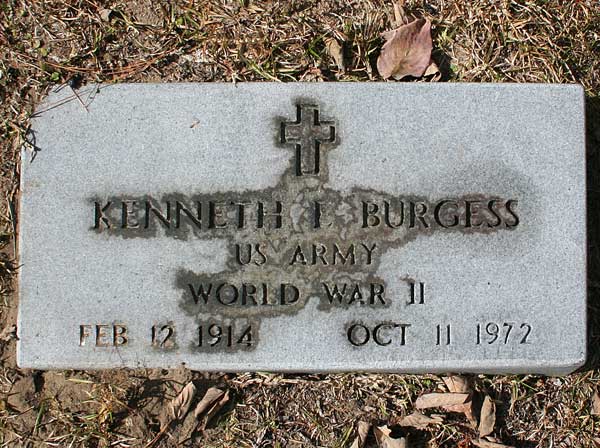 Kenneth E. Burgess Gravestone Photo