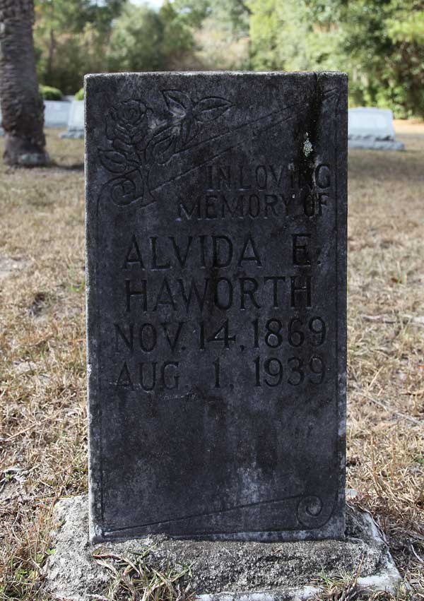 Alvida E. Haworth Gravestone Photo