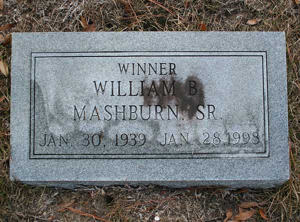 William B. Mashburn Gravestone Photo