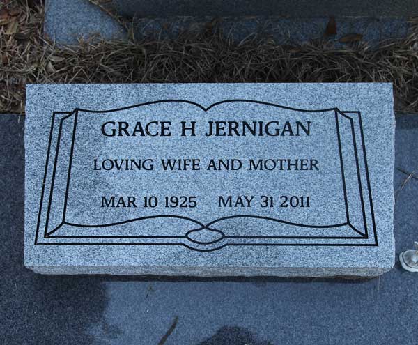 Grace H. Jernigan Gravestone Photo