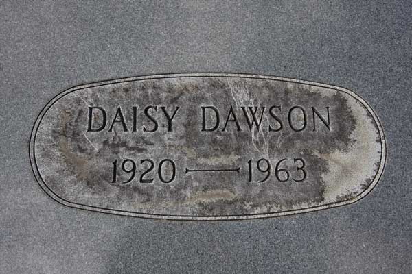 Daisy Dawson Gravestone Photo