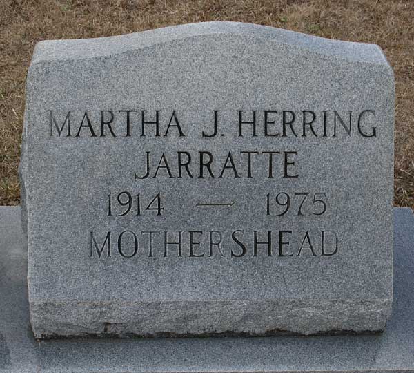 Martha J. Herring Gravestone Photo