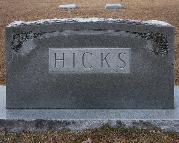  Hicks Gravestone Photo