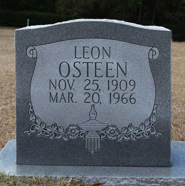 Leon Osteen Gravestone Photo