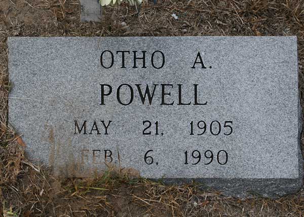 Otho A. Powell Gravestone Photo