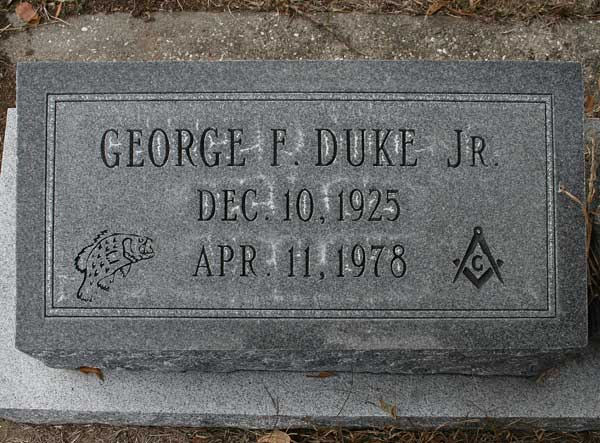 George F. Duke Gravestone Photo