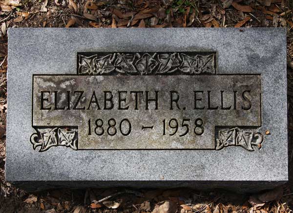 Elizabeth R. Ellis Gravestone Photo