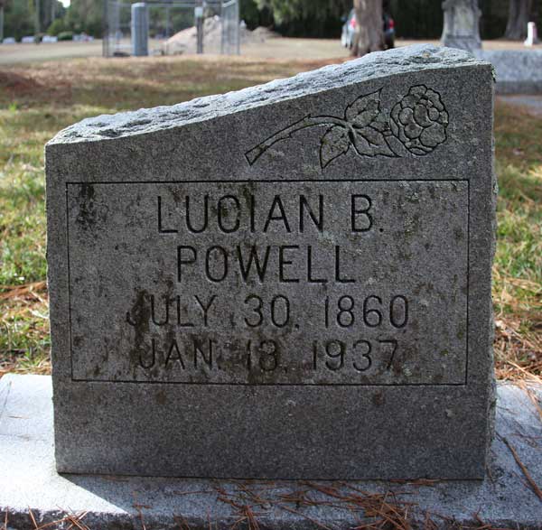 Lucian B. Powell Gravestone Photo