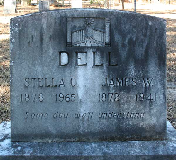 Stella C. & James W. Dell Gravestone Photo