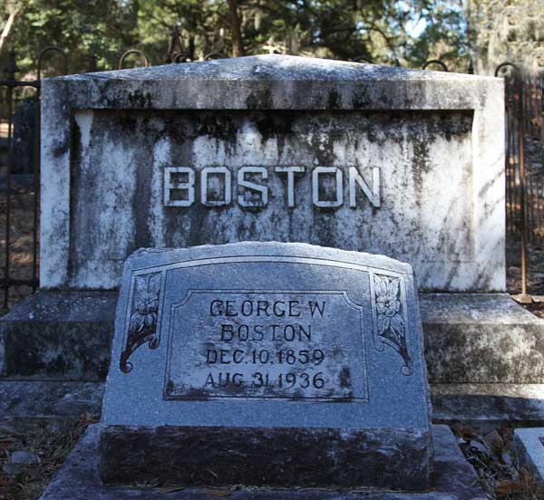 George W. Boston Gravestone Photo