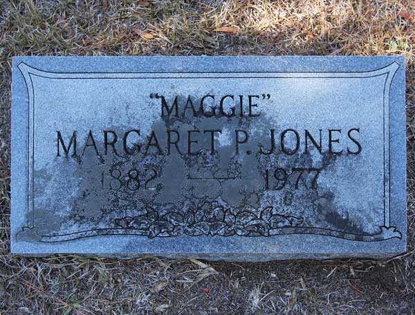 Margaret P. Jones Gravestone Photo