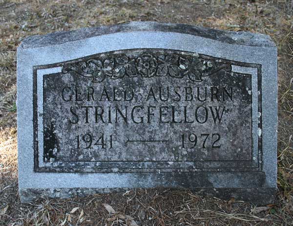 Gerald Ausburn Stringfellow Gravestone Photo