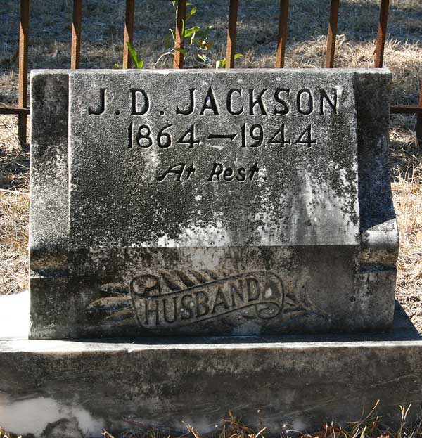 J.D. Jackson Gravestone Photo