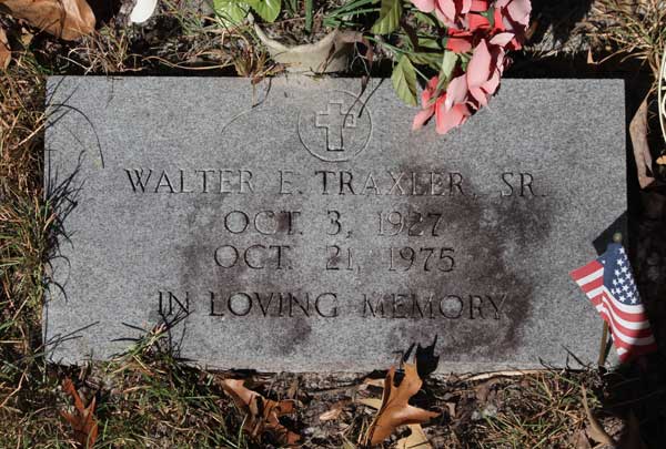 Walter E. Traxler Gravestone Photo
