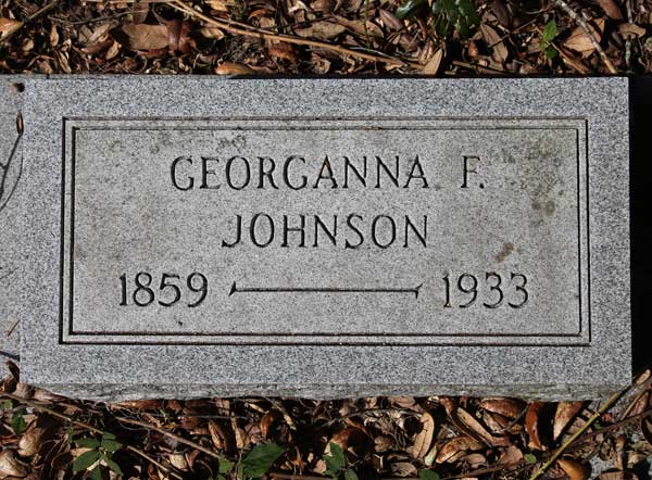 Georganna F. Johnson Gravestone Photo