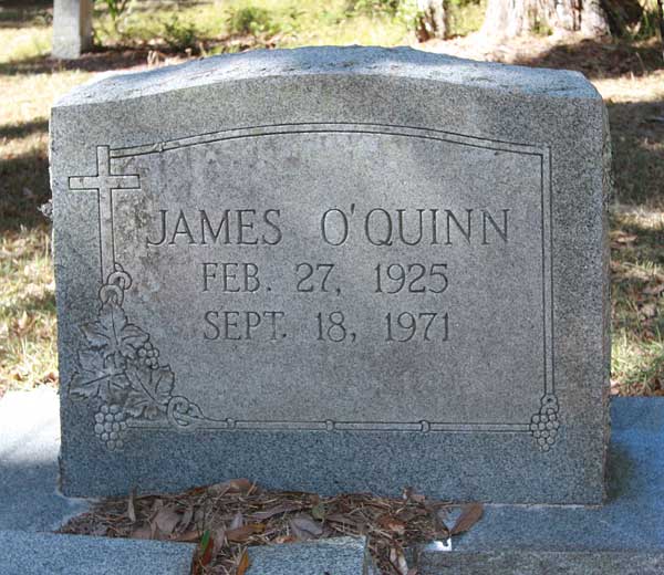 James O'Quinn Gravestone Photo