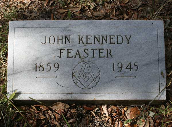 John Kennedy Feaster Gravestone Photo