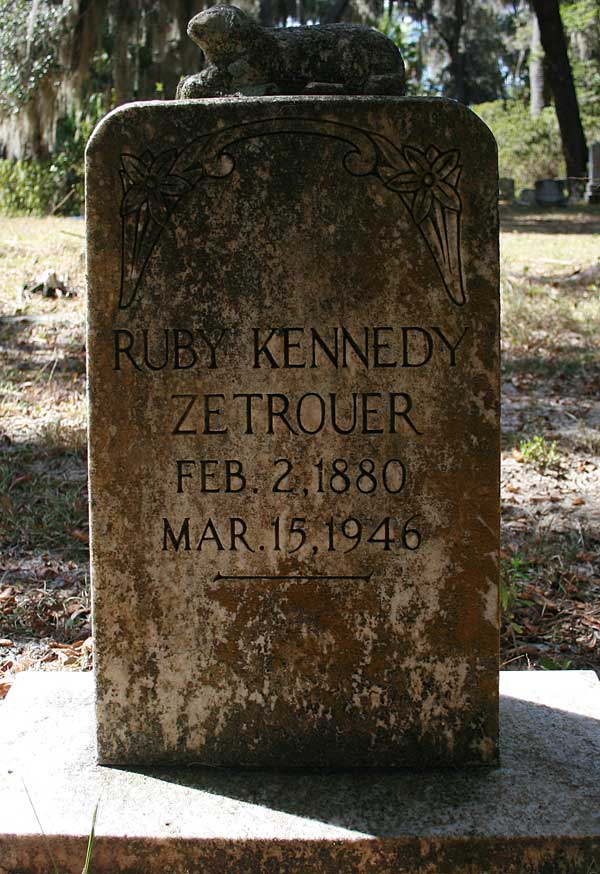 Ruby Kennedy Zetrouer Gravestone Photo