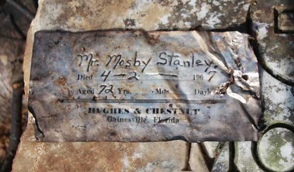 Mosby Stanley Gravestone Photo