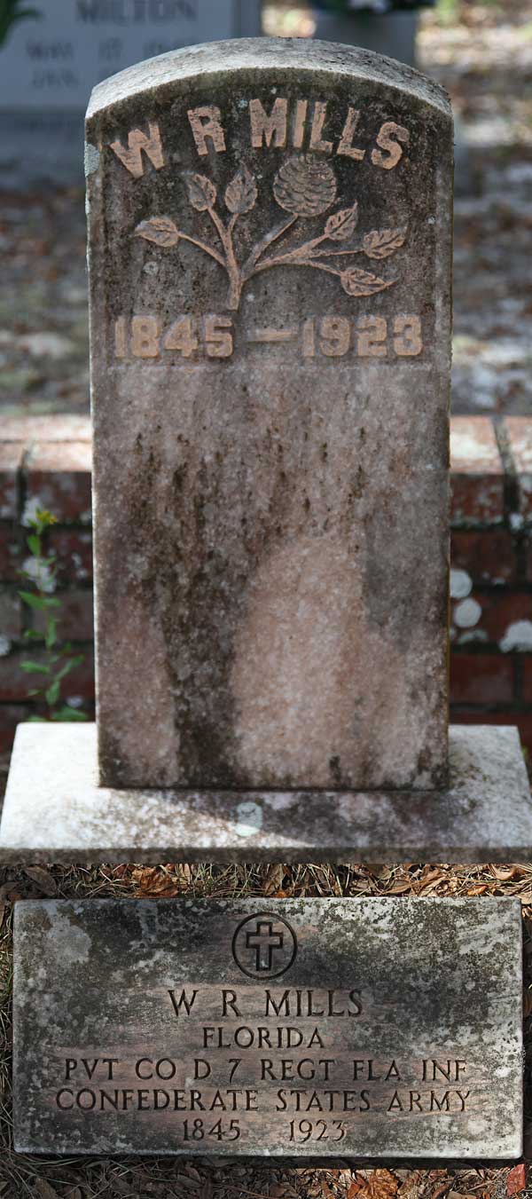 W.R. Mills Gravestone Photo