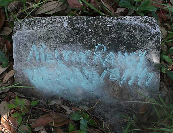 Melvin Ramsy Gravestone Photo