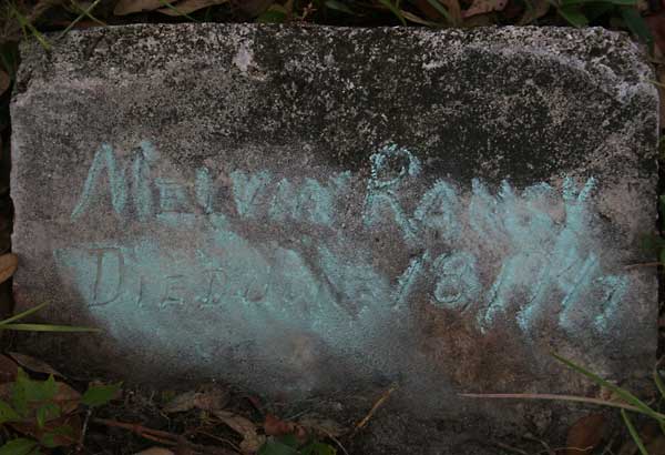Melvin Ramsy Gravestone Photo