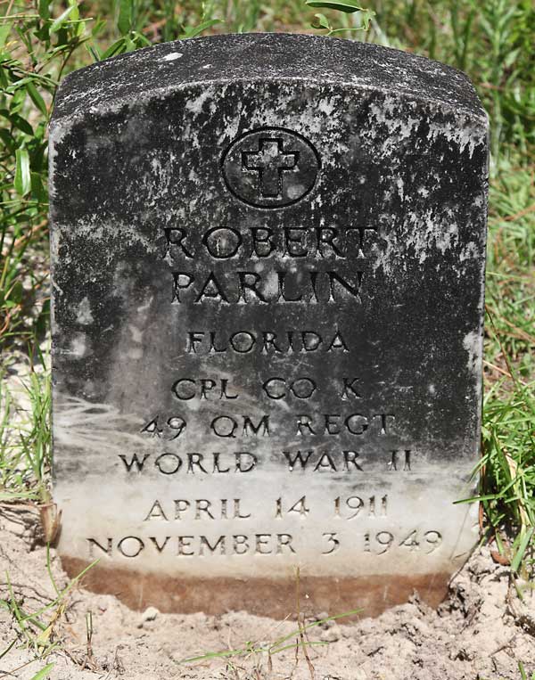 Robert Parlin Gravestone Photo