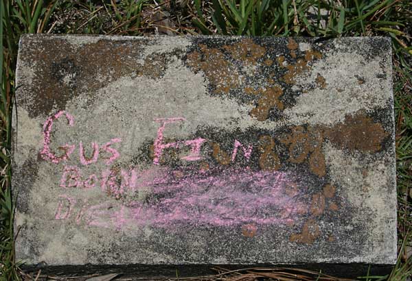 Gus Fi***** Gravestone Photo
